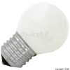 40W Opal Round Golf Bulb 240V ES-E27