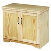 cross lee Natural Pine Gourmet Hostess Trolley