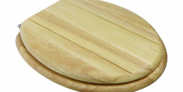 Croydex Light Wood Toilet Seat, Wood WL521276