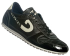 Cruyff Astro Black/White Leather Trainers