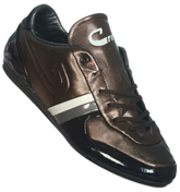 Cruyff Minimalistic Logo Dark Bronze Trainers