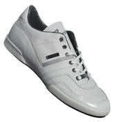 Cruyff Sideflag White Leather Trainers