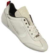 Cruyff Vicenzo White/Silver Nylon Trainers