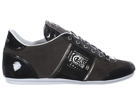 Cruyff Integrale Charcoal Leather Trainers