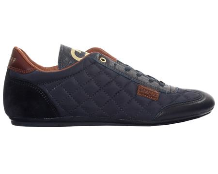 Cruyff Recopa Classic Navy Quilted Fabric Trainers