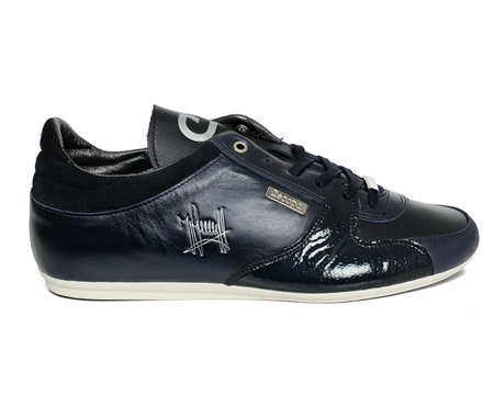 Cruyff Unidad Navy Leather Trainers