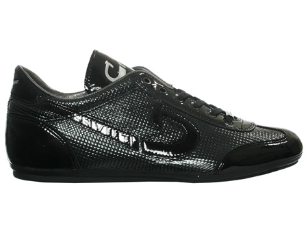 Cruyff Vanenburg Black Patterned Patent Leather