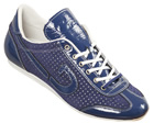 Cruyff Vanenburg Blue Perforated Suede Trainers