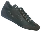 Cruyff Vanenburg Charcoal/Brown Leather Trainers