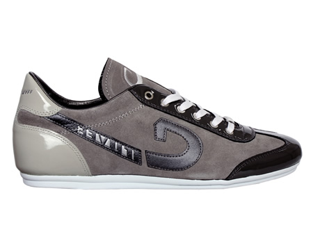 Cruyff Vanenburg Mid Grey Suede Trainers