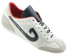 Cruyff Vanenburg White/Blue/Red Leather Trainers