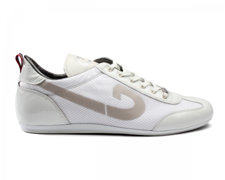 Vicenzo White Sheer Trainers