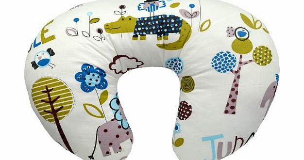 Cuddles Collection Nursing Pillow Jungle (Blue)