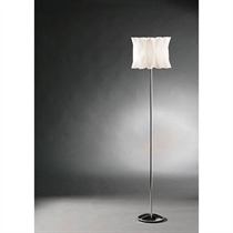 Floor Lamp with White Shade