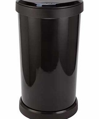 Curver 40 Litre Deco Touch Top Kitchen Bin - Black