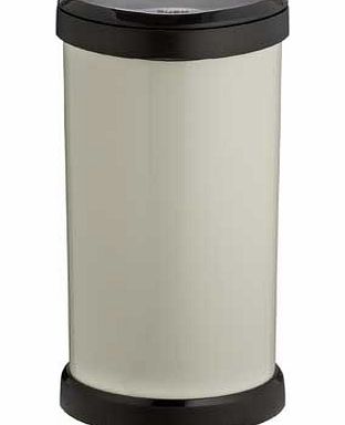 Curver 40 Litre Touch Top Kitchen Bin - Ivory