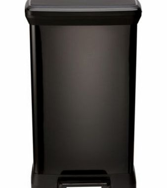 Curver 50 Litre Kitchen Pedal Bin - Black