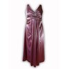 SATIN JEWELS DRESS IN DUSKY PINK