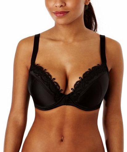 Curvy Kate Elegance Bra Balcony Womens Bra Black 38D