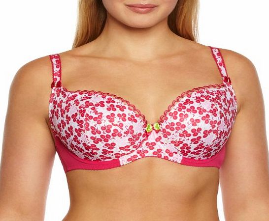 Curvy Kate Womens Eden Balcony Floral Everyday Bra, Pink (Rose Print), 34JJ