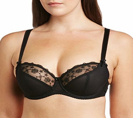 Curvy Kate Womens Florence Balcony Everyday Bra, Black, 40HH