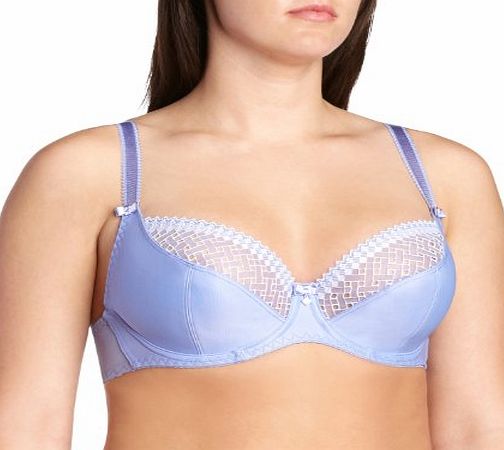 Curvy Kate Womens Gia Full Cup Plain Everyday Bra, Blue (China Blue), 36DD