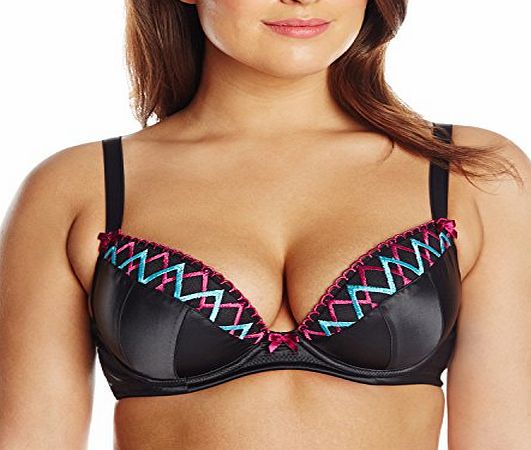 Curvy Kate Womens Love Struck Full Cup Everyday Bra, Black/Multicoloured, 32G