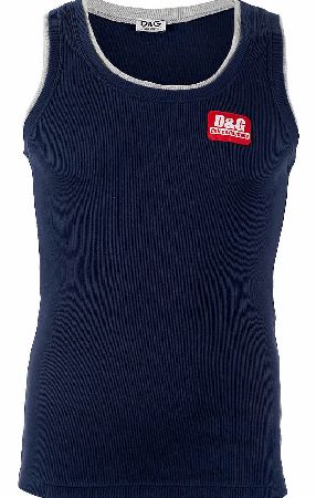 Dolce  Gabbana Double Band Vest Navy