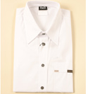 Mens White Long Sleeve Cotton Shirt