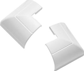 D-Line, 1228[^]9295F Clip-Over External Bend 22 x 22mm White