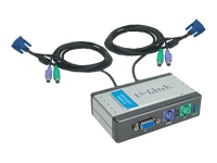 D Link D-Link DKVM-2K 2 port KVM with buit in cables