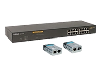 D-Link DES 1316K - switch - 16 ports