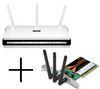 D-LINK DIR-655 WiFi 4-port Switch Router   DWA-547