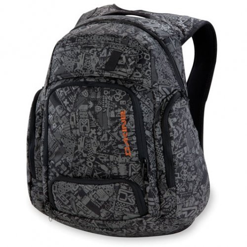 Da Kine Mens Da Kine Covert Backpack Skate Pack Black