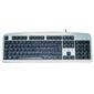 Standard Keyboard USB silver and black