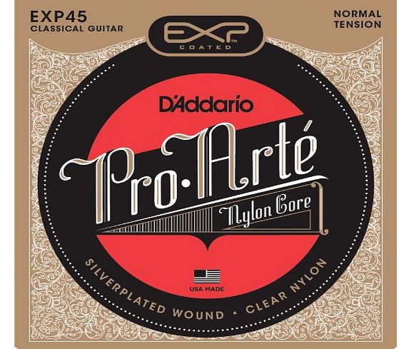 EXP45 EXP Coated Normal (.028-.044) Classical Guitar Strings