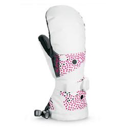 Dakine Girls Avenger Jr Mitt - White/Pink Drops