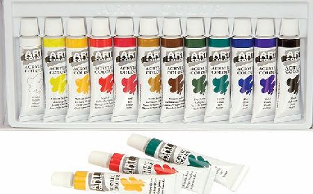 Daler-Rowney Daler Rowney Artcolour Acrylic Paint Set of 12