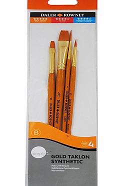 Daler Rowney Daler-Rowney Gold Taklon Short Handled Paint