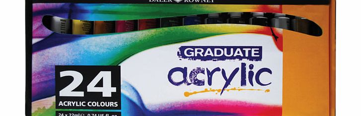 Daler-Rowney Daler Rowney Graduate Acrylic Paint Set 24 X