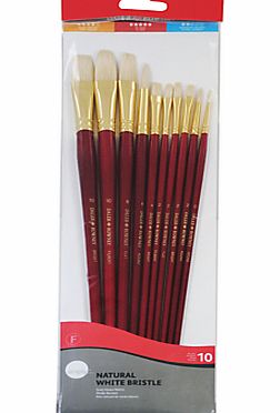 Daler Rowney Daler-Rowney White Bristle Long Handled Paint