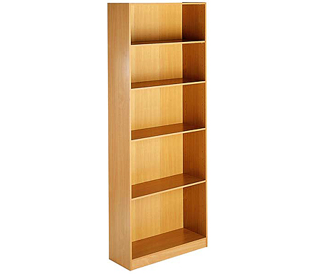 Maestro 5 Shelf Bookcase in Beech