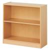 OPEN FRONT BOOKCASE 1 SHELF OAK- W756 x D306 X