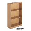 OPEN FRONT BOOKCASE 2 SHELVES CHERRY W756 x D306