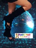 BLACK LEG WARMERS DANCE WEAR CLUB WEAR FANCY DRESS