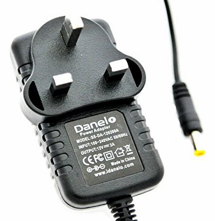 Danelo 12V Danelo AC-DC Charger Adapter Power Supply For Panasonic DVDLS70 DVD-LS70 Portable DVD Player