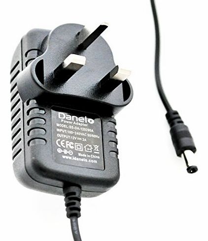 Genuine Danelo 12v Power Supply for DC 2A Pictorea 10.4`` Pro Digital Photo Frame GFP241/DA-1220