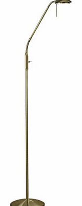 Dar Journal Antique Halogen Reading Floor Lamp