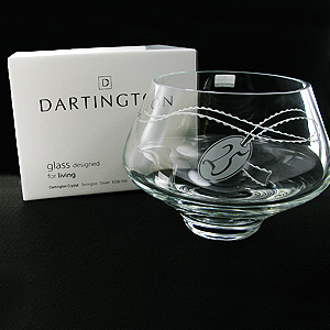 Dartington Crystal 25th Silver Wedding