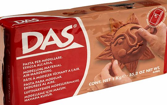 DAS Air Drying Modelling Clay 1kg Terracotta 3876